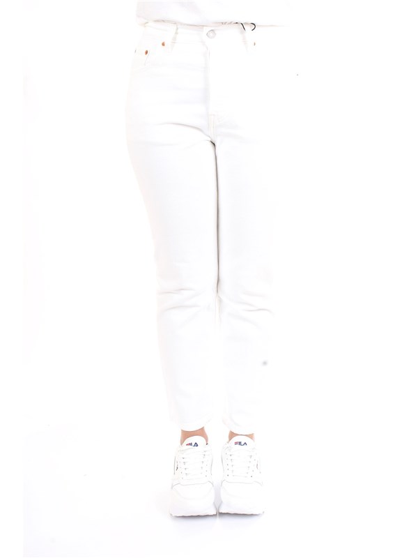 LEVI'S 36200 White Clothing Woman Jeans LEVI'S 36200 White Clothing Woman Jeans