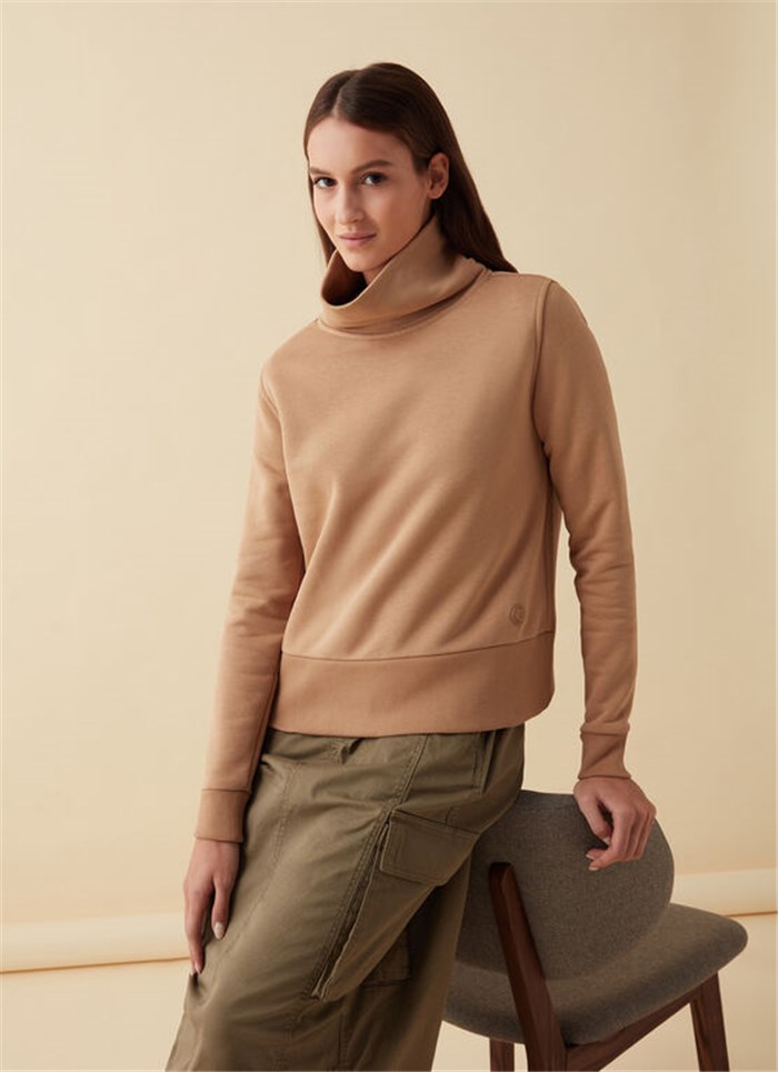 COLMAR ORIGINALS 9258 Marrone Abbigliamento Donna Felpa COLMAR ORIGINALS 9258 Marrone Abbigliamento Donna Felpa