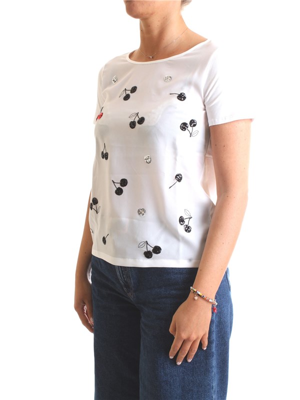 PENNYBLACK 19710119 Silver Clothing Woman T-Shirt/Polo