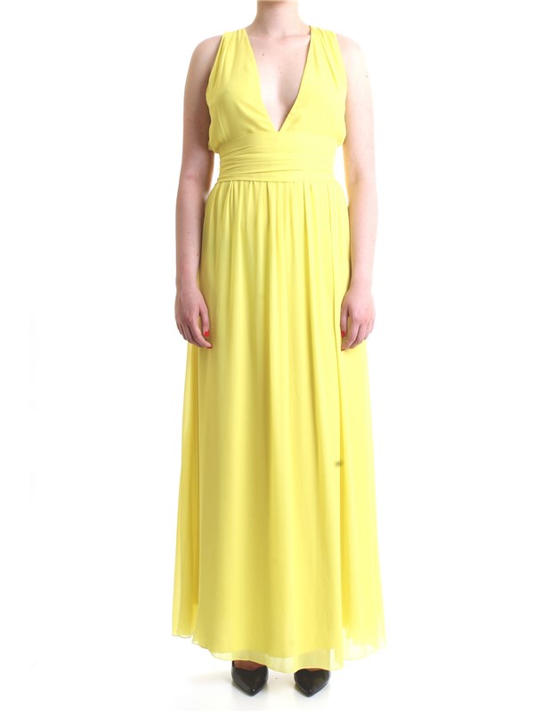 PATRIZIA PEPE 2A1954 Yellow Clothing Woman Dress PATRIZIA PEPE 2A1954 Yellow Clothing Woman Dress