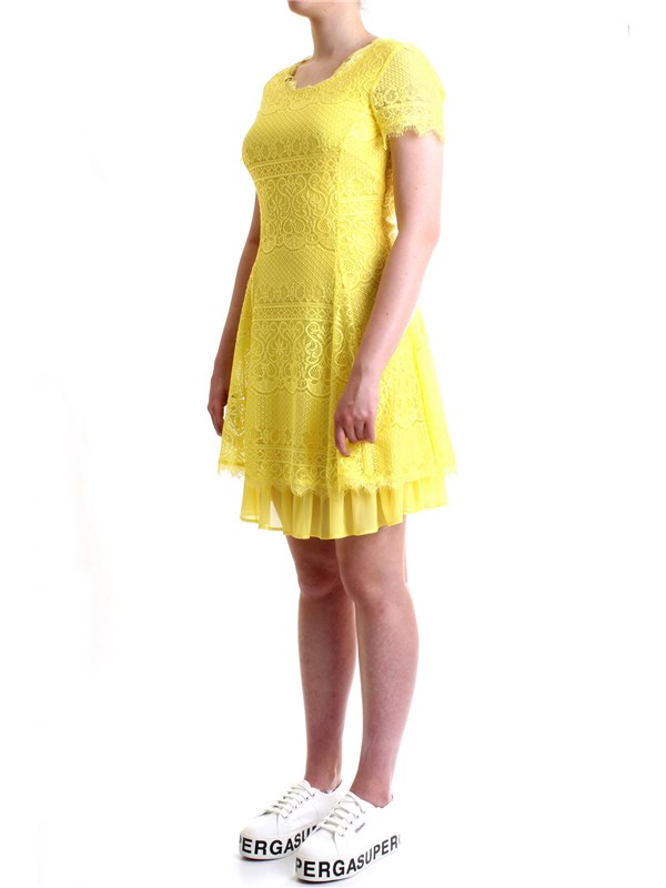 SILVIAN HEACH CVP19134VE Yellow Clothing Woman Dress