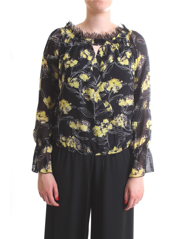 PATRIZIA PEPE 2C1132 A3KM Black Clothing Woman Top PATRIZIA PEPE 2C1132 A3KM Black Clothing Woman Top