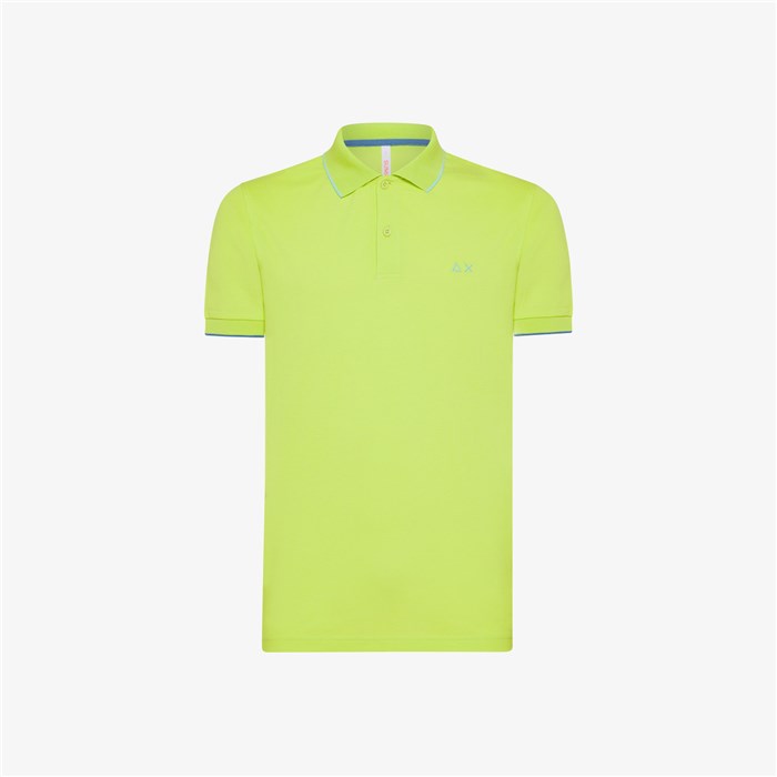 SUN68 A34113 lime Abbigliamento Uomo Polo SUN68 A34113 lime Abbigliamento Uomo Polo