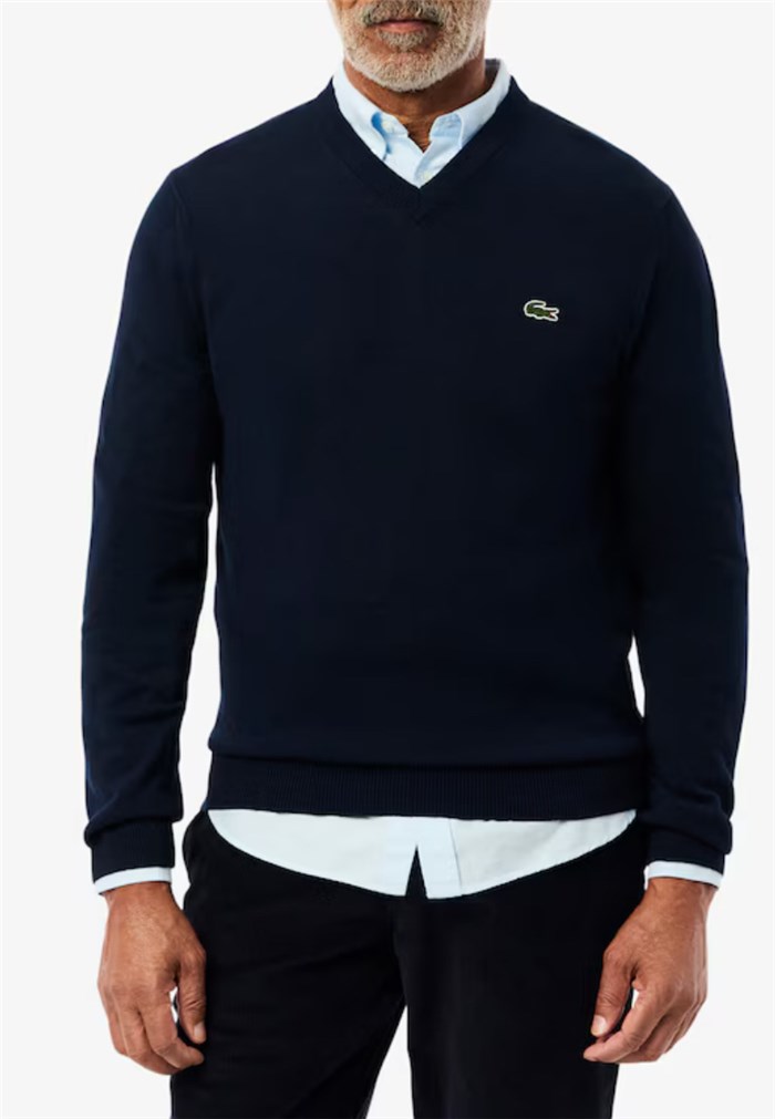 Lacoste AAH1951 Blu Abbigliamento Uomo Maglioni Lacoste AAH1951 Blu Abbigliamento Uomo Maglioni