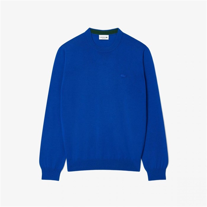 Lacoste AH1969 00 Celeste Abbigliamento Uomo Maglioni Lacoste AH1969 00 Celeste Abbigliamento Uomo Maglioni