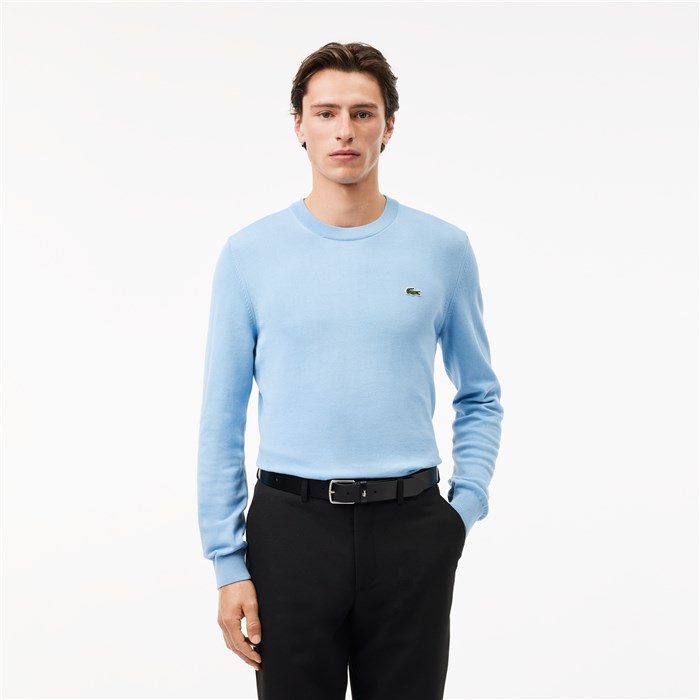 Lacoste AH1985 00 Azzurro Abbigliamento Uomo Pullover Lacoste AH1985 00 Azzurro Abbigliamento Uomo Pullover