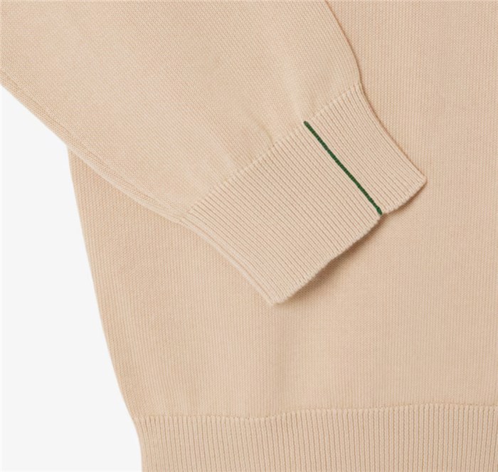 Lacoste AH1985 00 Beige Abbigliamento Uomo Pullover