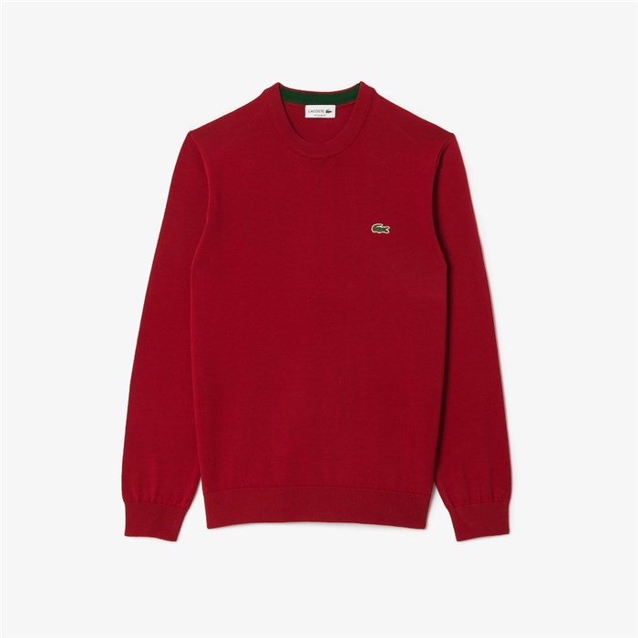 Lacoste AH1985 00 Bordeaux Abbigliamento Uomo Pullover