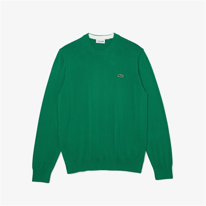 Lacoste AH1985 00 Green Clothing Man Pullover