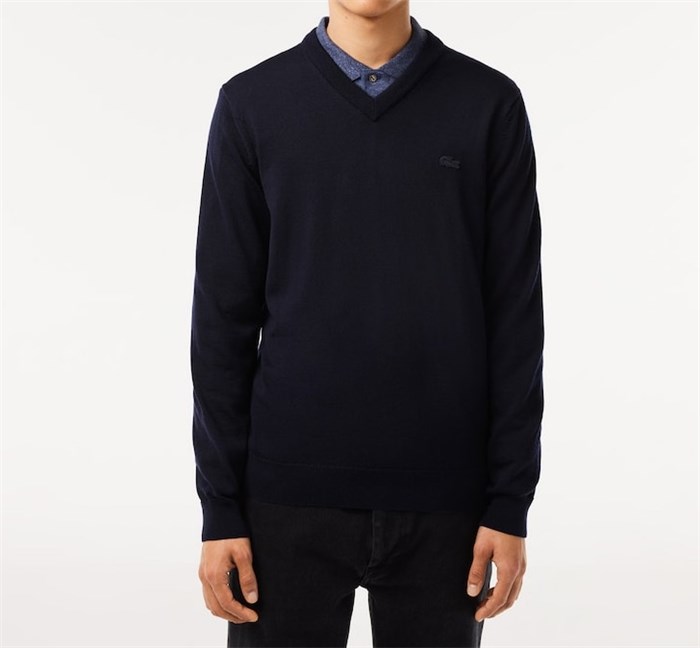 Lacoste AH1990 00 Blue Clothing Man Pullover