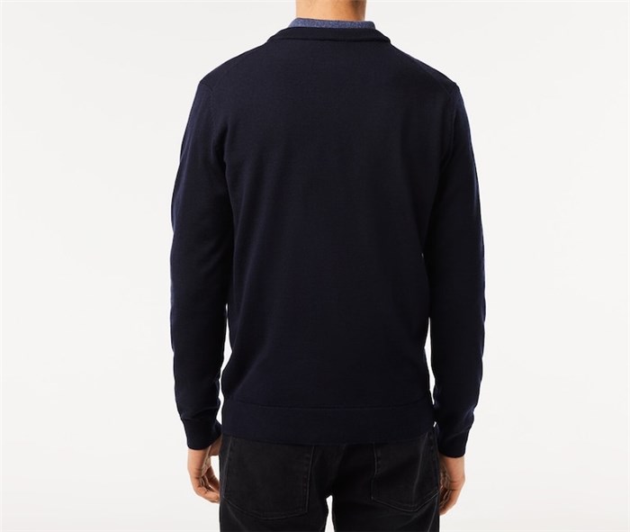Lacoste AH1990 00 Blu Abbigliamento Uomo Maglioni