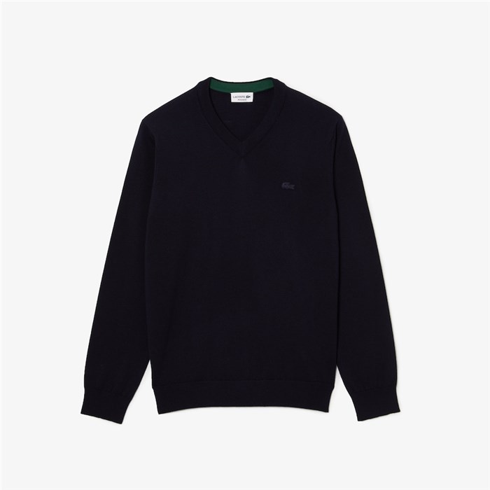 Lacoste AH1990 00 Blue Clothing Man Pullover
