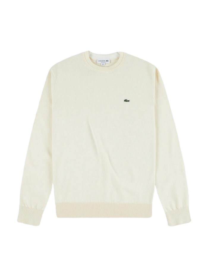 Lacoste AH2193 00 Milk Clothing Man Sweater