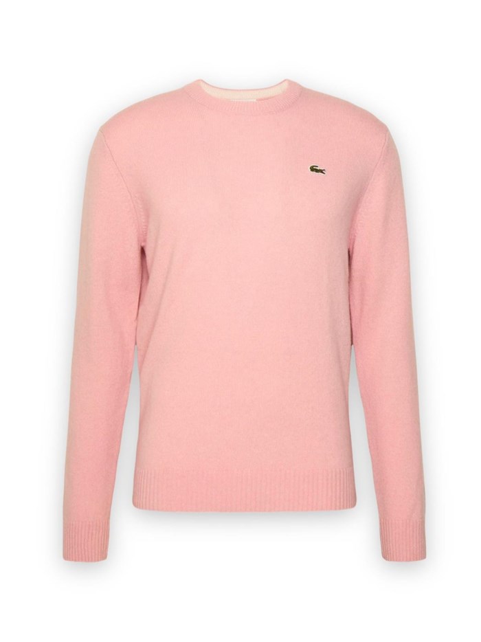 Lacoste AH2193 00 Pink Clothing Man Sweater