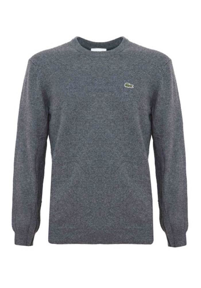 Lacoste AH3449 00 Grigio Abbigliamento Uomo Maglioni