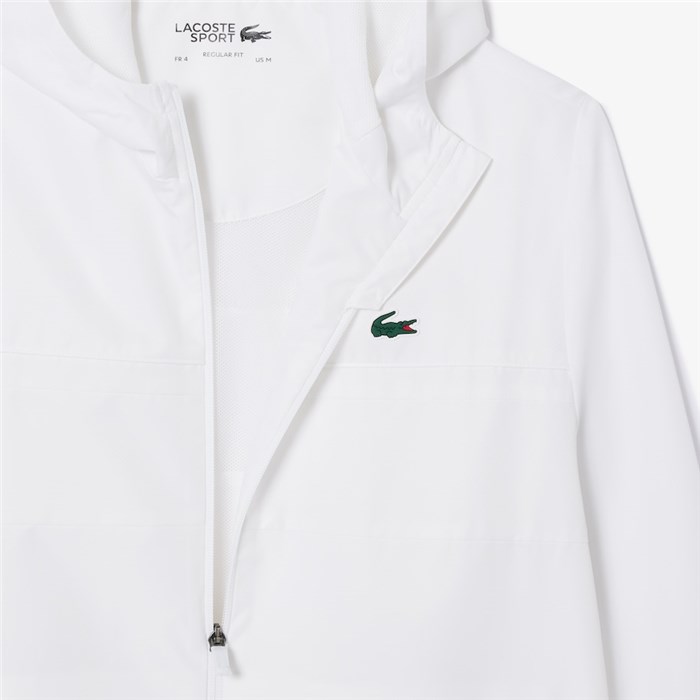 Lacoste BH3466 Bianco Abbigliamento Uomo Giacca