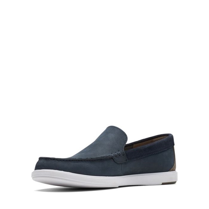Clarks Bratton Loafer Blue Shoes Man Loafers