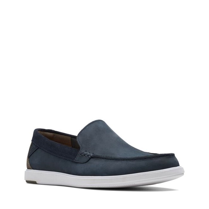 Clarks Bratton Loafer Blu Scarpe Uomo Mocassini