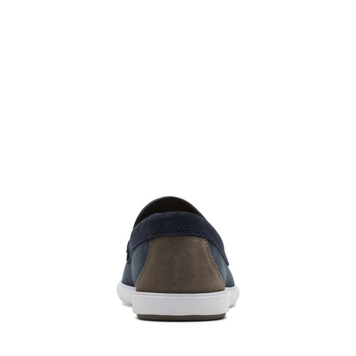 Clarks Bratton Loafer Blu Scarpe Uomo Mocassini