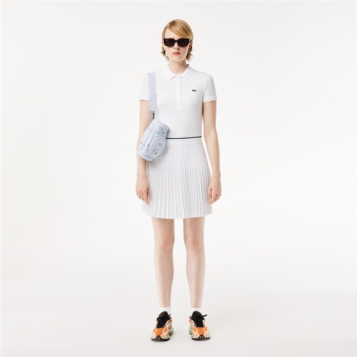 Lacoste DF3443 White Clothing Woman Polo shirt
