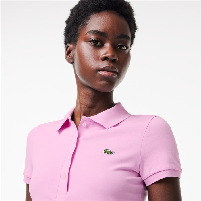 Lacoste DF3443 Rosa Abbigliamento Donna Polo