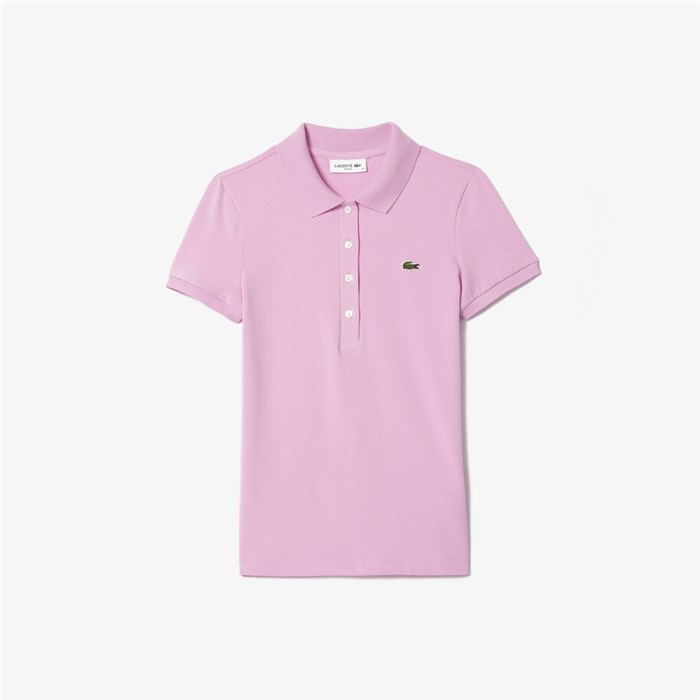Lacoste DF3443 Pink Clothing Woman Polo shirt