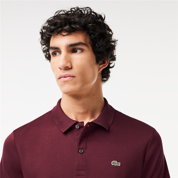 Lacoste DH2050 Bordeaux Abbigliamento Uomo Polo