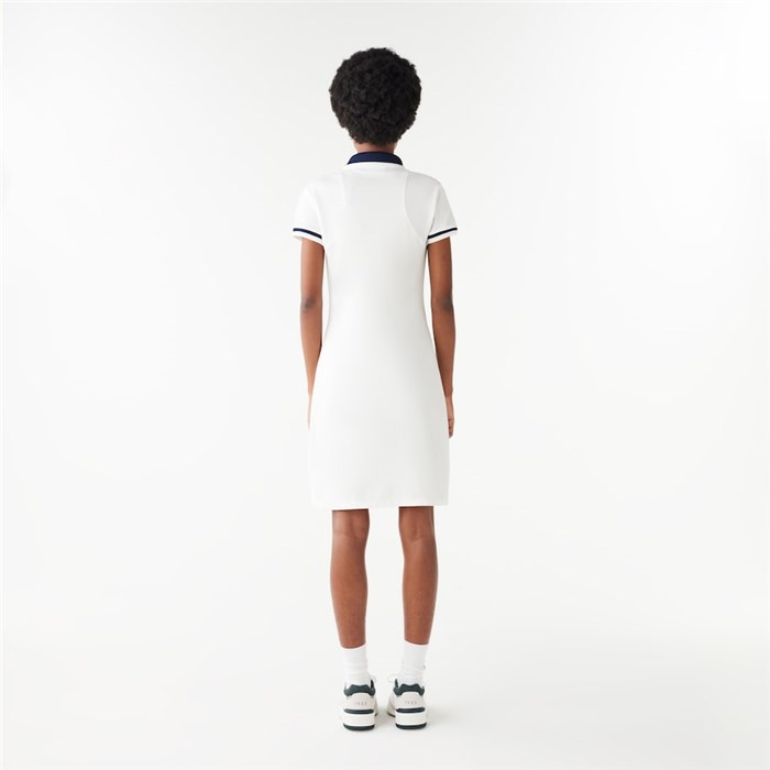 Lacoste EF7284 Bianco Abbigliamento Donna Abito