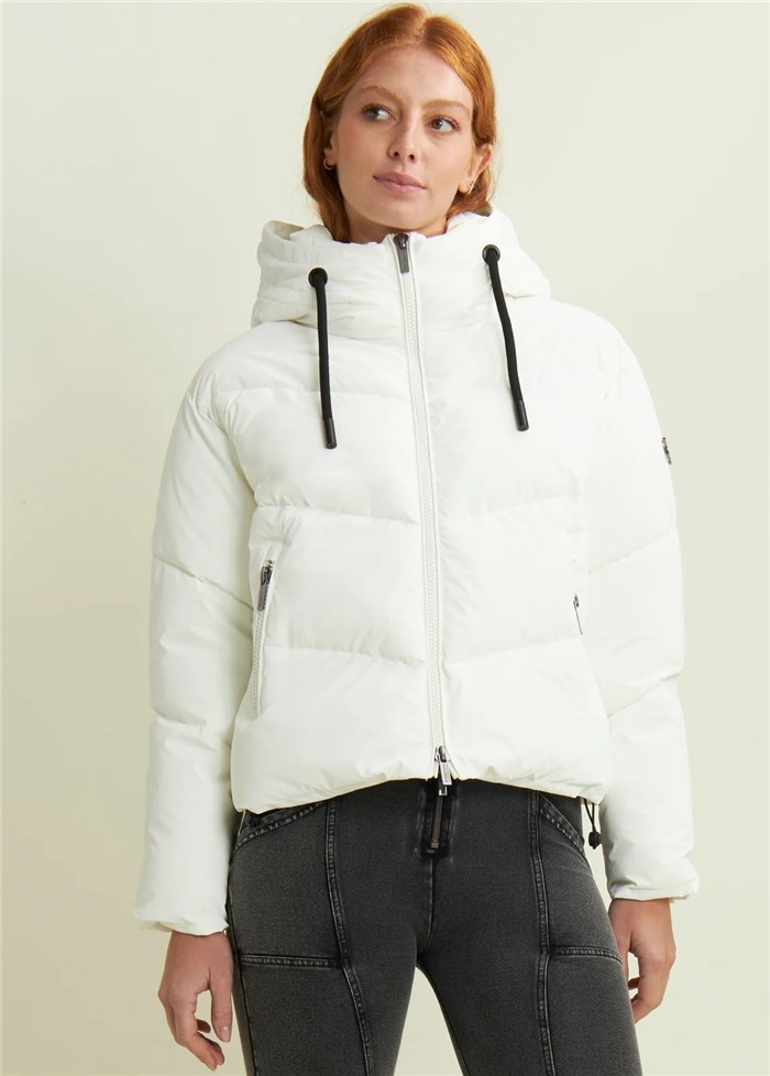 FREDDY F25WPJJ14 Bianco Abbigliamento Donna Piumino FREDDY F25WPJJ14 Bianco Abbigliamento Donna Piumino