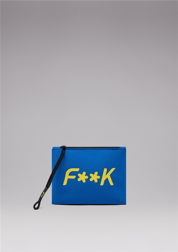 F**K FK23-2010 Medium blue Accessories Unisex Clutch