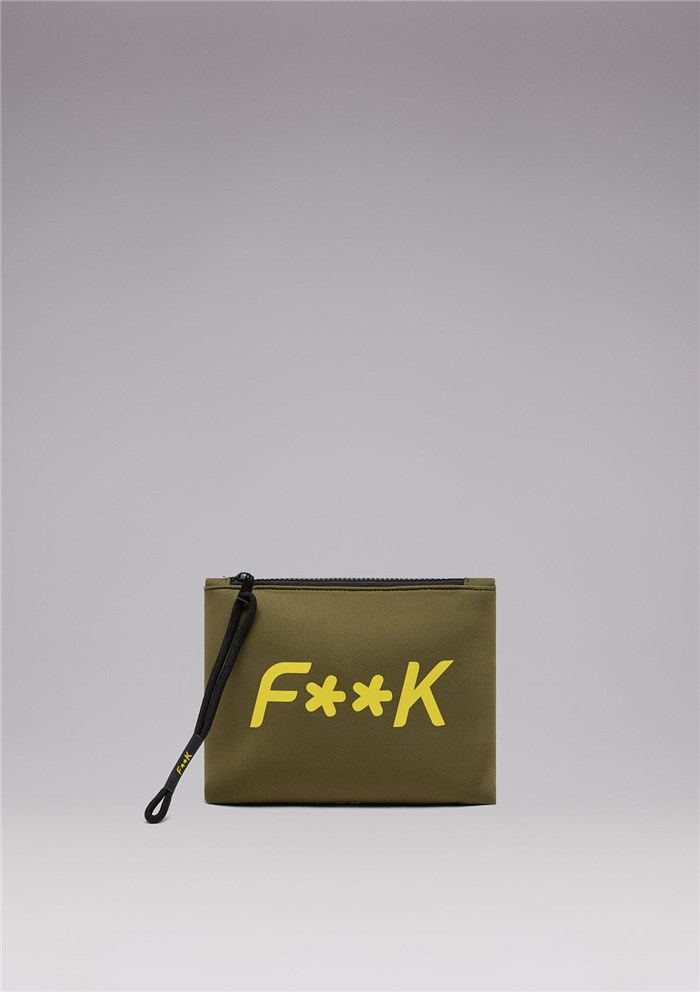 F**K FK23-2010 Green Accessories Unisex Clutch F**K FK23-2010 Green Accessories Unisex Clutch