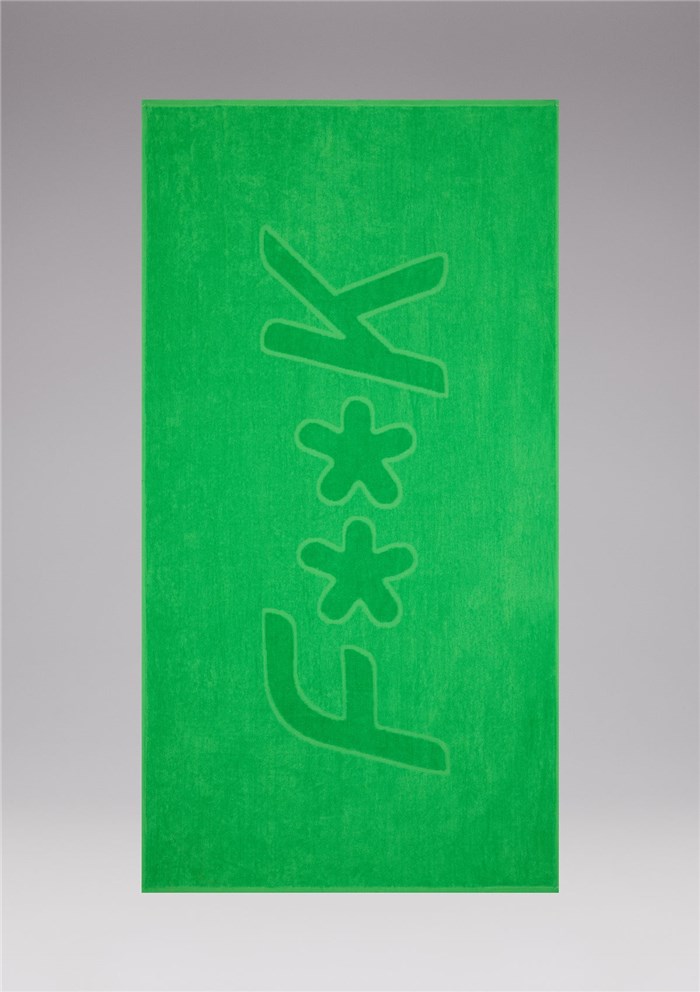 F**K FK23-A450 Green Accessories Unisex Beach towel F**K FK23-A450 Green Accessories Unisex Beach towel