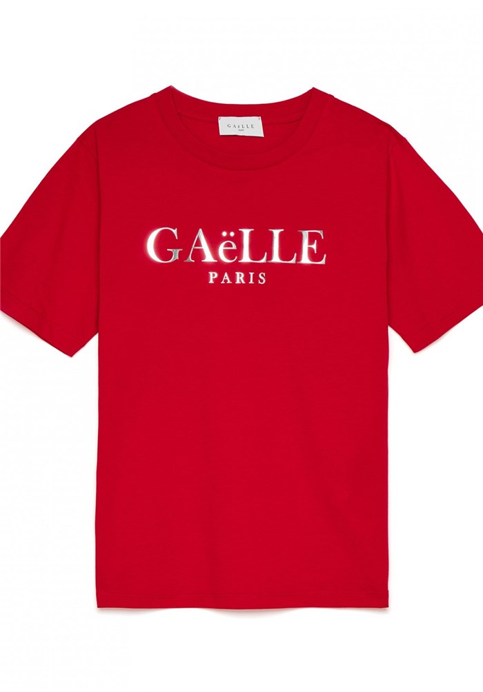 GAELLE PARIS GBD10158 Red Clothing Woman T-Shirt/Polo GAELLE PARIS GBD10158 Red Clothing Woman T-Shirt/Polo
