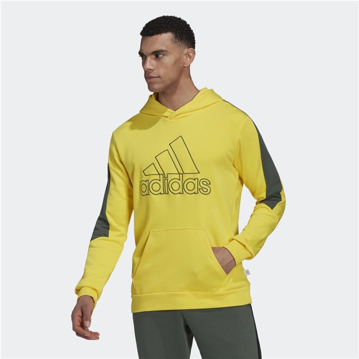 ADIDAS ORIGINALS HK4541 Yellow Clothing Man Sweater
