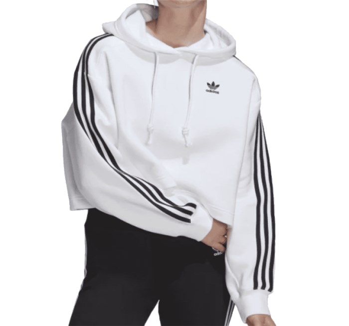 ADIDAS ORIGINALS HN5884 White Clothing Woman Sweater ADIDAS ORIGINALS HN5884 White Clothing Woman Sweater
