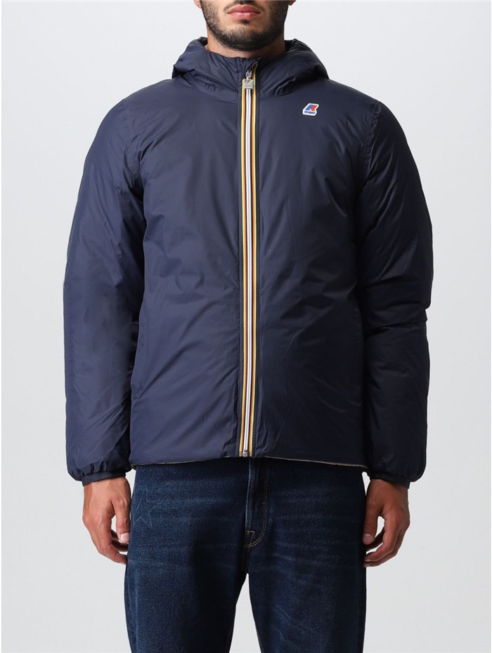 K-WAY K111BEW Blu navy Abbigliamento Uomo Piumino