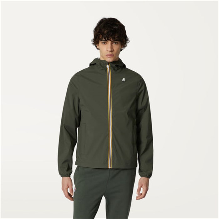 K-WAY K2121NW Verde Militare Abbigliamento Uomo Giacca