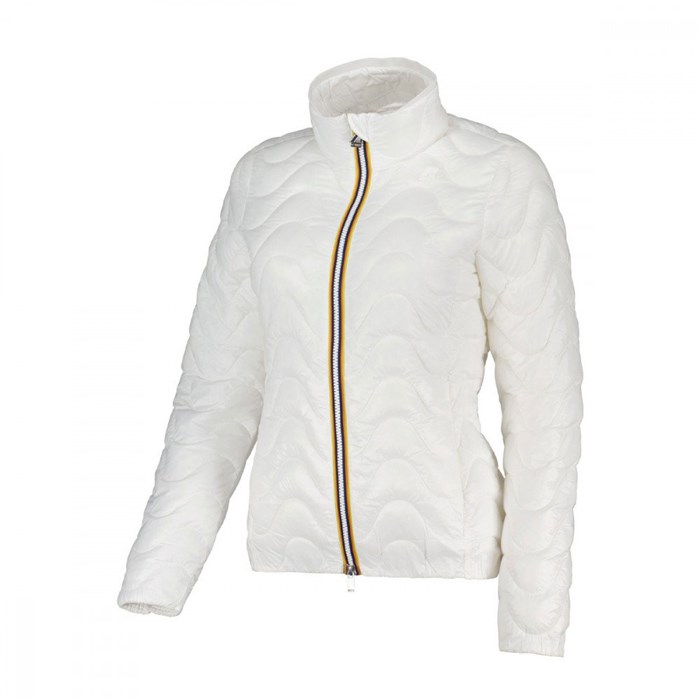 K-WAY K4112TW Bianco Abbigliamento Donna Piumino