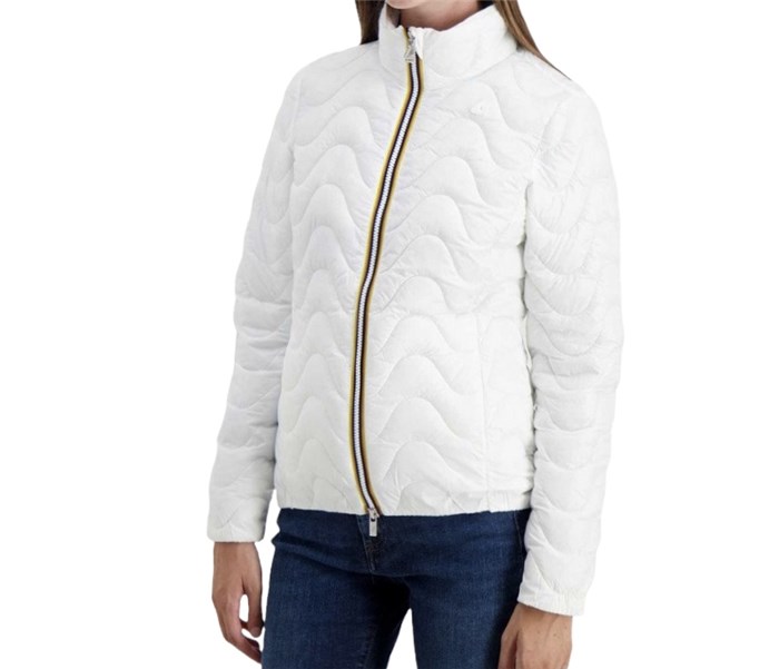 K-WAY K4112TW Bianco Abbigliamento Donna Piumino