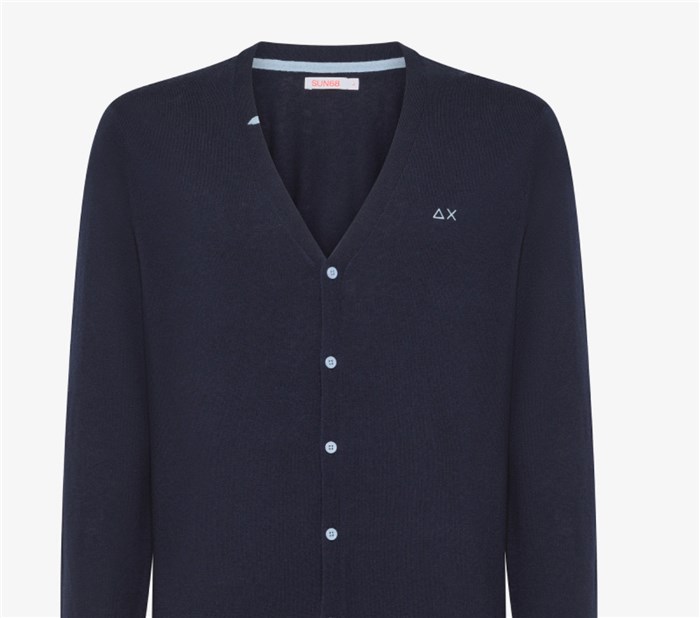 SUN68 K44103 Blu navy Abbigliamento Uomo Cardigan SUN68 K44103 Blu navy Abbigliamento Uomo Cardigan