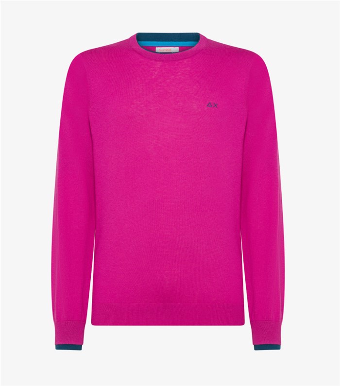 SUN68 K44125 Fuxia Abbigliamento Uomo Maglia SUN68 K44125 Fuxia Abbigliamento Uomo Maglia