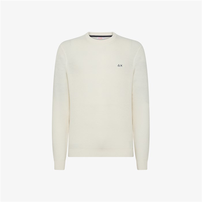 SUN68 K44140 Bianco Abbigliamento Uomo Maglioni SUN68 K44140 Bianco Abbigliamento Uomo Maglioni
