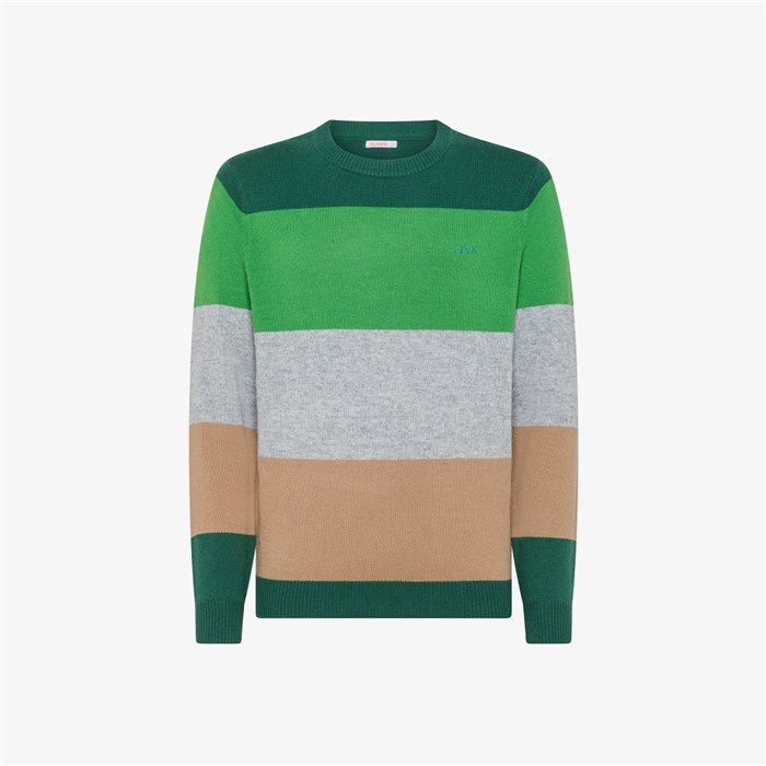 SUN68 K44183 Verde Abbigliamento Uomo Maglioni SUN68 K44183 Verde Abbigliamento Uomo Maglioni