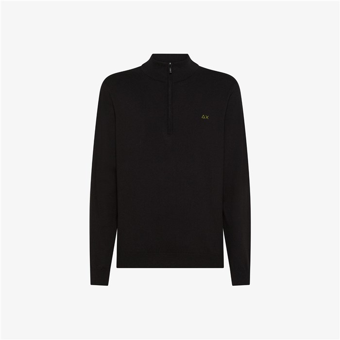 SUN68 K45107 Nero Abbigliamento Uomo Maglioni