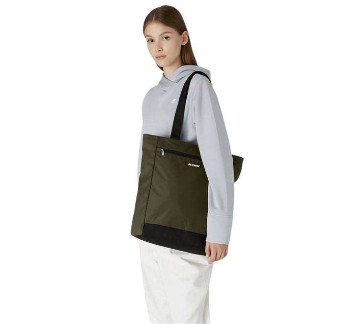 K-WAY K7116NW Verde Accessori Unisex Shopper