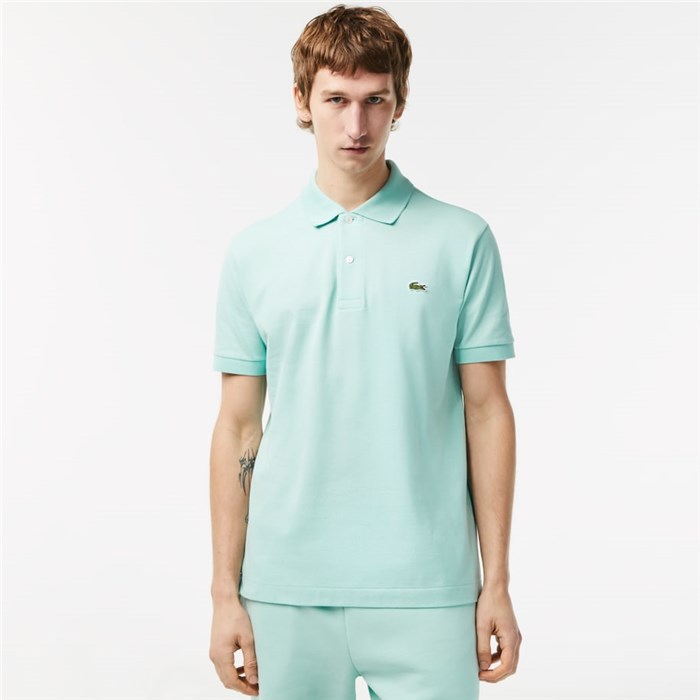 Lacoste L.12.12 Verde Acqua Abbigliamento Uomo Polo