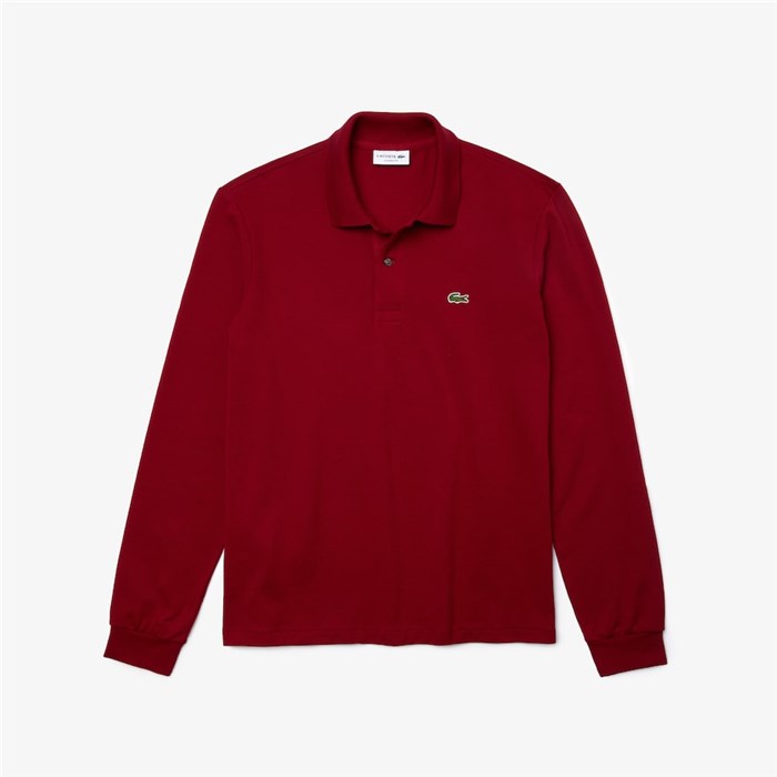 Lacoste L1312 00 Bordeaux Abbigliamento Uomo Polo