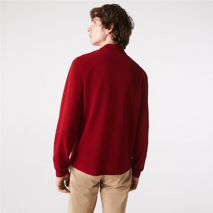 Lacoste L1312 00 Bordeaux Clothing Man Polo shirt