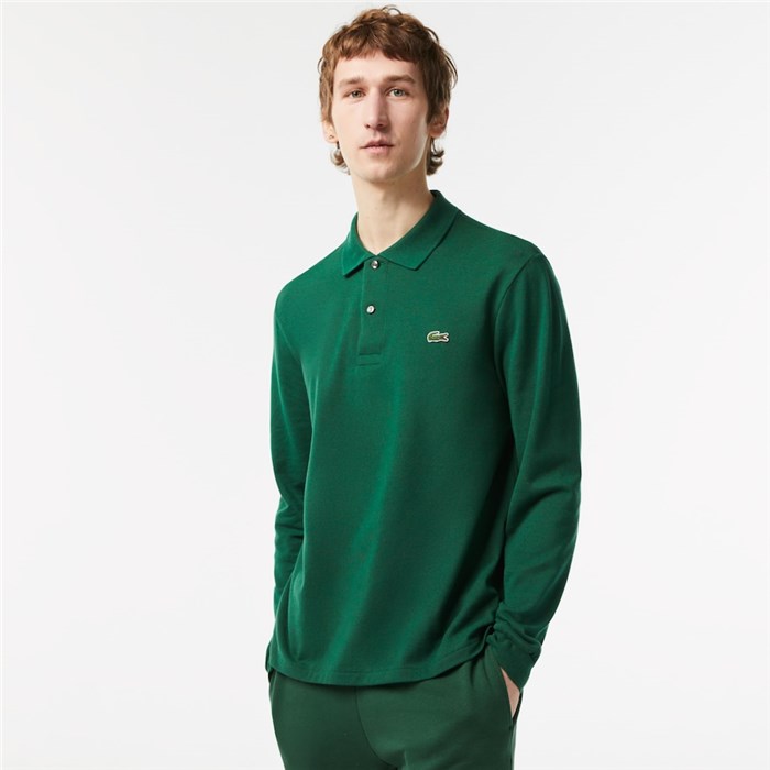 Lacoste L1312 00 Verde 2 Abbigliamento Uomo Polo