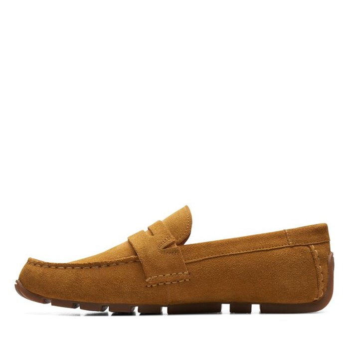 Clarks OSWICK BAR Ocra Scarpe Uomo Mocassini